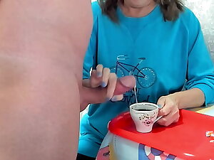 Femdom semen blood meals fetish compilation